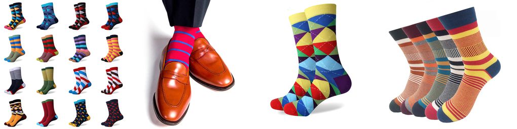 colored socks mens